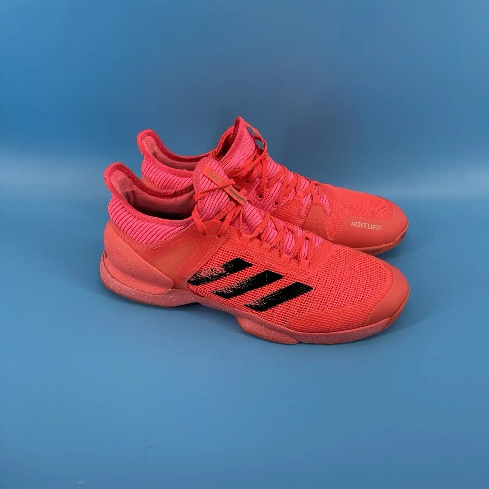 adidas Adizero Ubersonic 2 Tokyo Tennis Shoes Men's 10.5 Red Pink Black FX1806